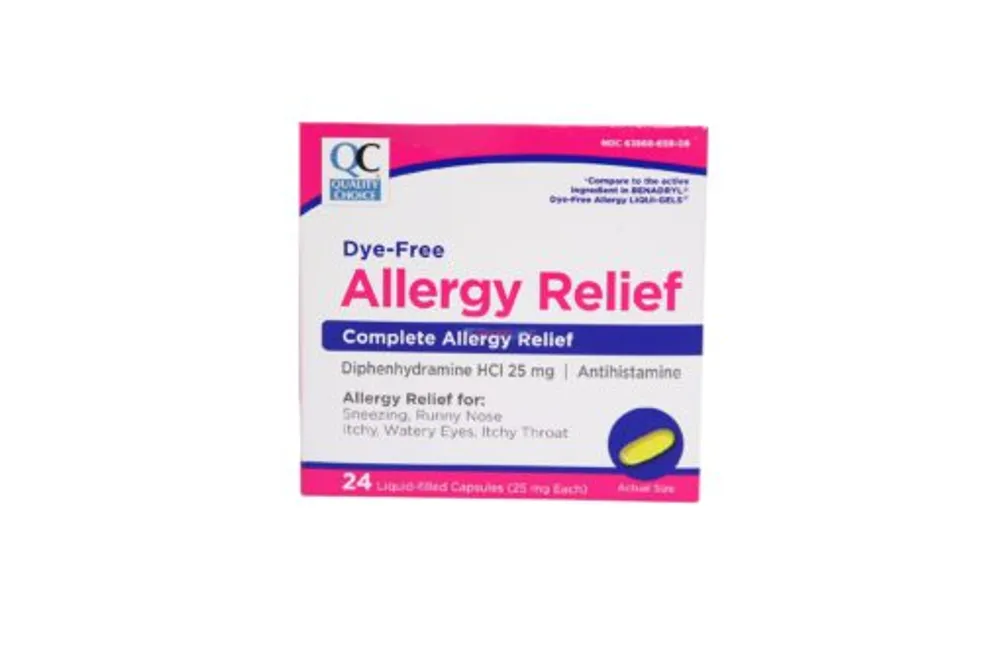 Quality Choice Allergy Relief 25mg 24 Liquid Capsules