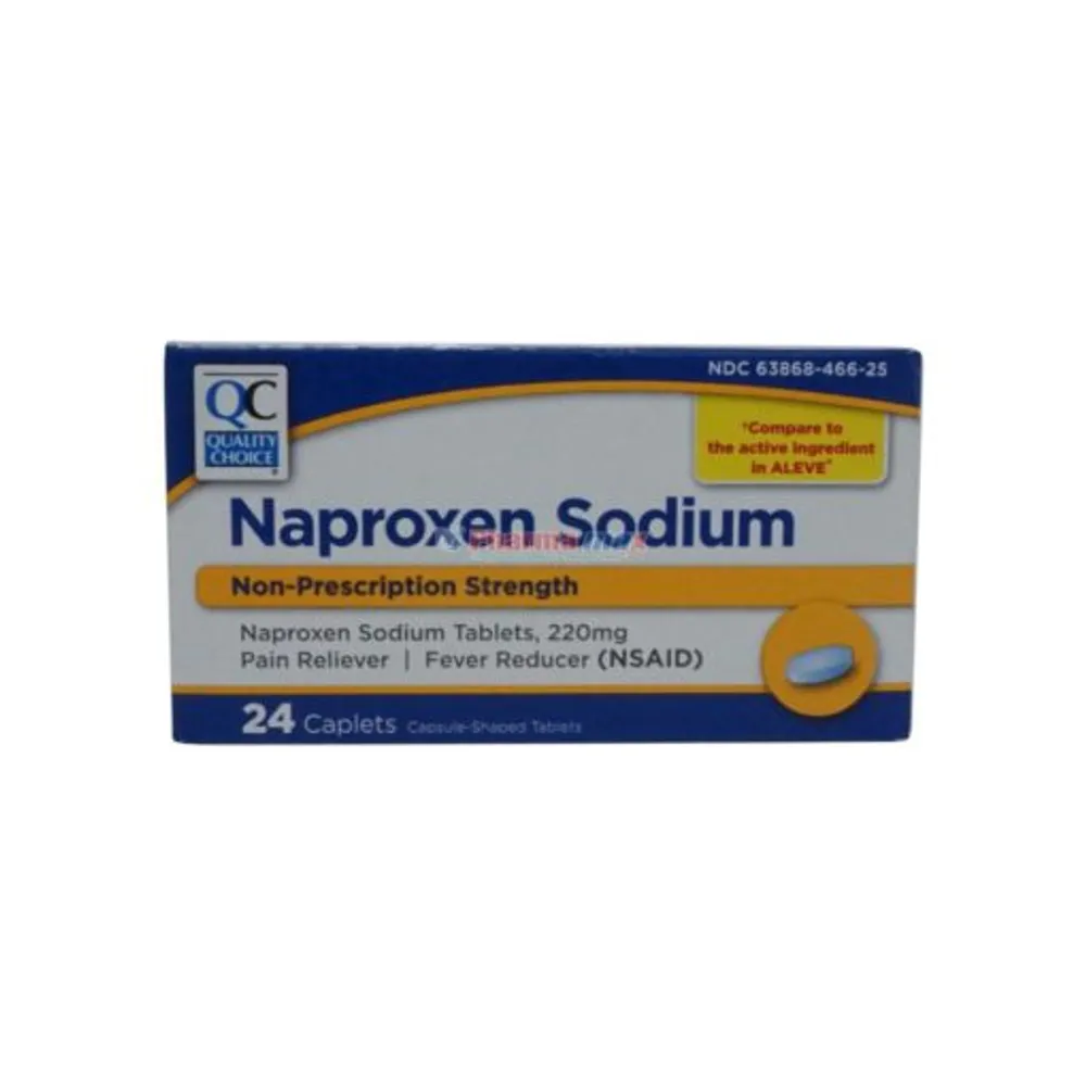 Quality Choice Naproxen Sodium 220mg 24 Caplets