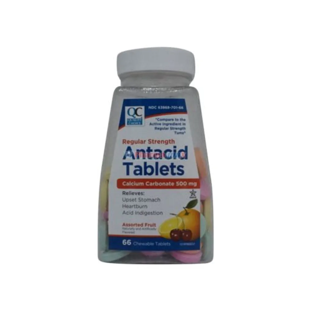 Quality Choice Antacid Tablets 66 Chewable Tablets