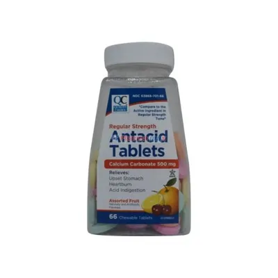 Quality Choice Antacid Tablets 66 Chewable Tablets