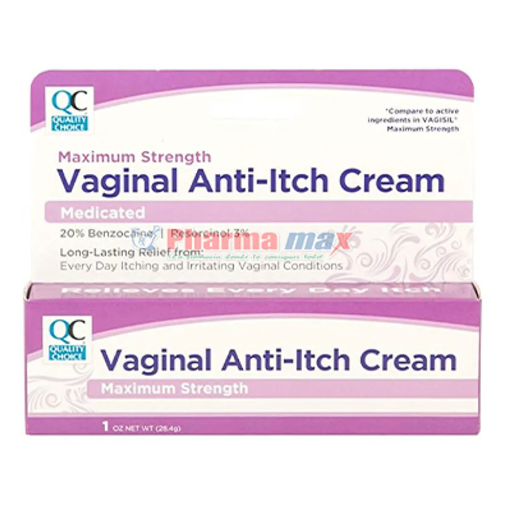 QC Vaginal Anti-Itch Cream 1 oz