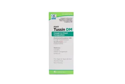 Quality Choice Tussin DM Cough & Chest Congestion 4oz