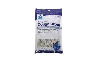 Quality Choice Cough Drops Menthol Eucalyptus Flavor 30 Drops