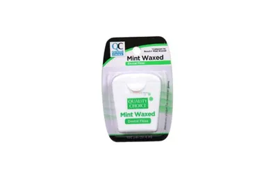 QC Dental Waxed Floss Mint 100yds