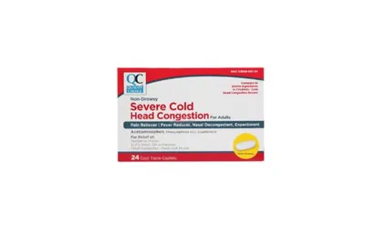 Quality Choice Severe Cold Head Congestion 24 Caplets