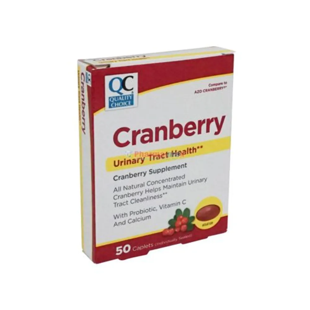 Quality Choice Cranberry Urinary Tract Health 50 Caplets