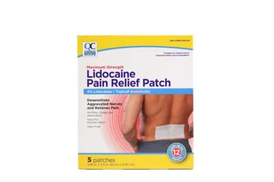 Quality Choice Lidocaine Pain Relief 5 Patches