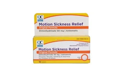 Quality Choice Motion Sickness Relief 50mg 12 Tablets