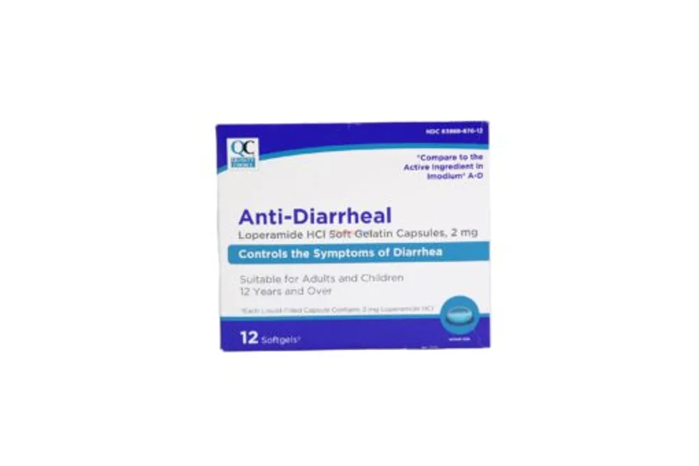 Quality Choice Anti-Diarrheal 2mg 12 Softgels