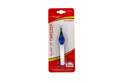 Magic Slant Tip Tweezer with Rubber