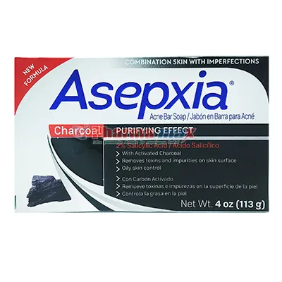 ASEPXIA ACNE BAR CHARCOAL 4oz