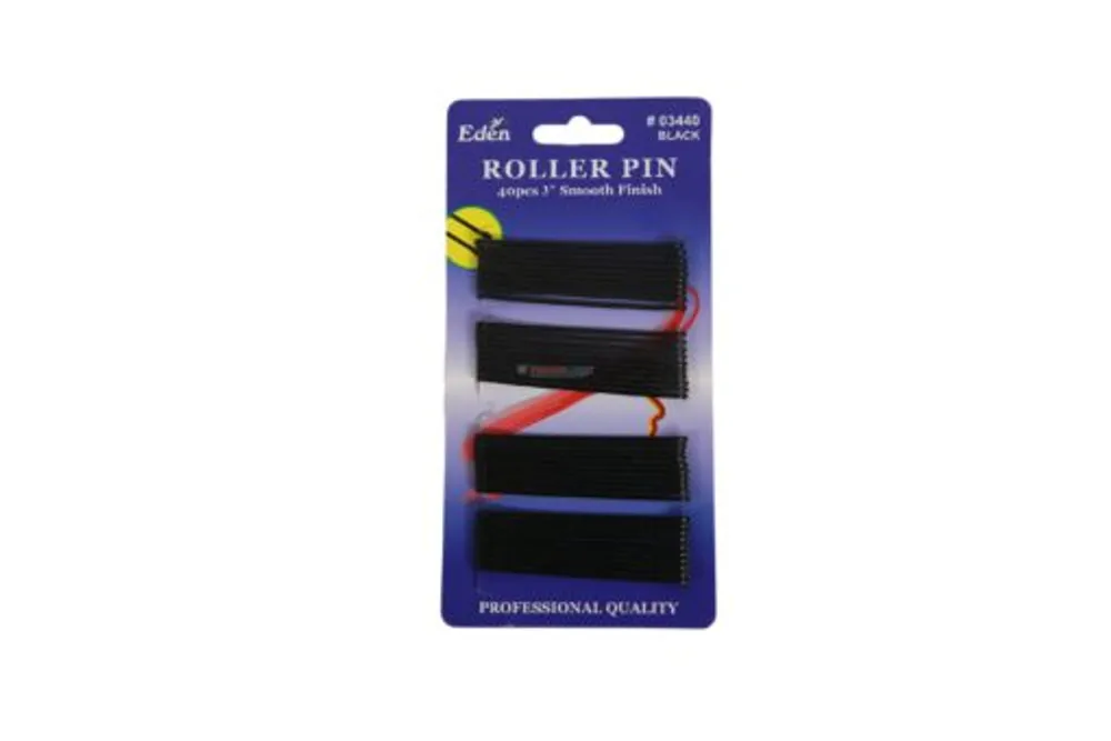 Eden Roller Pin 3″ Smooth Finish Black 40pcs