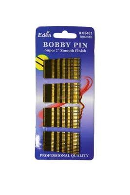 Eden Bobby Pin 2″ Smooth Finish Bronze 60pcs