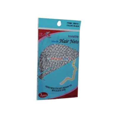 Eden Invisible Mesh Hair Nets 3pcs