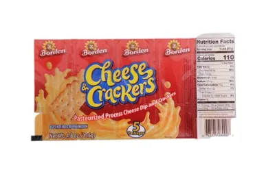 Borden Cheese & Crackers 5 pack 4.8oz