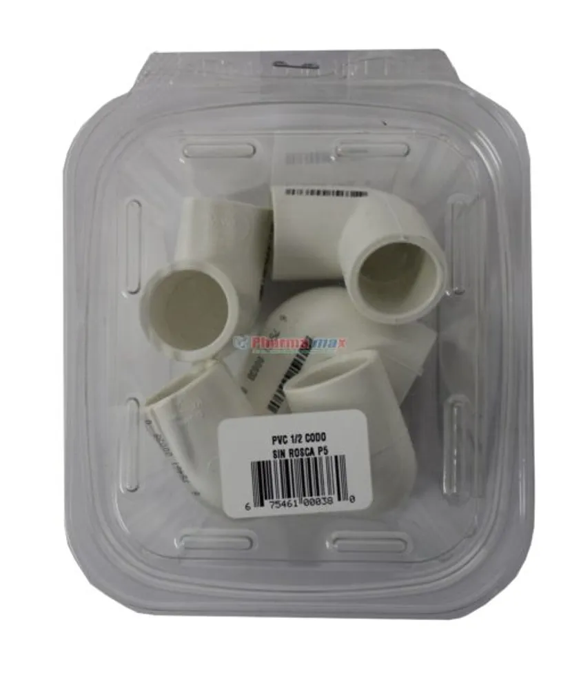 PVC 1/2″ Elbow pk