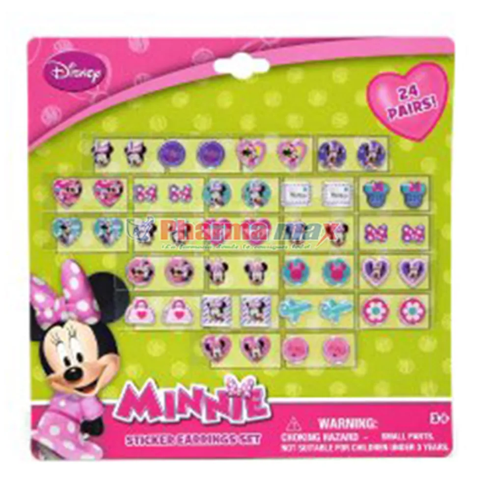 Disney Minnie Sticker Earrings Set