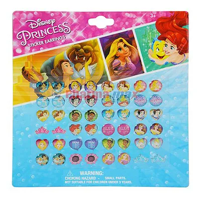 Disney Princess Stickers Earrings