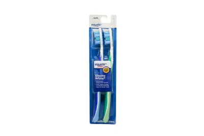 Equate Toothbrush Xtreme White Soft 2pack