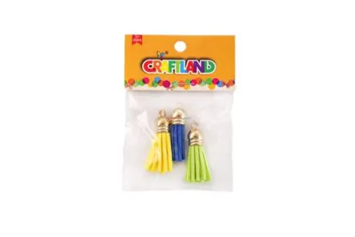 Craftland Colored Tassels 3 pack