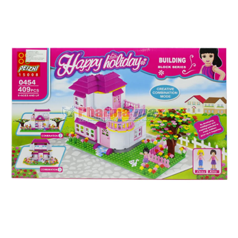 Build Me Up Happy Holiday Vacation House 409pcs