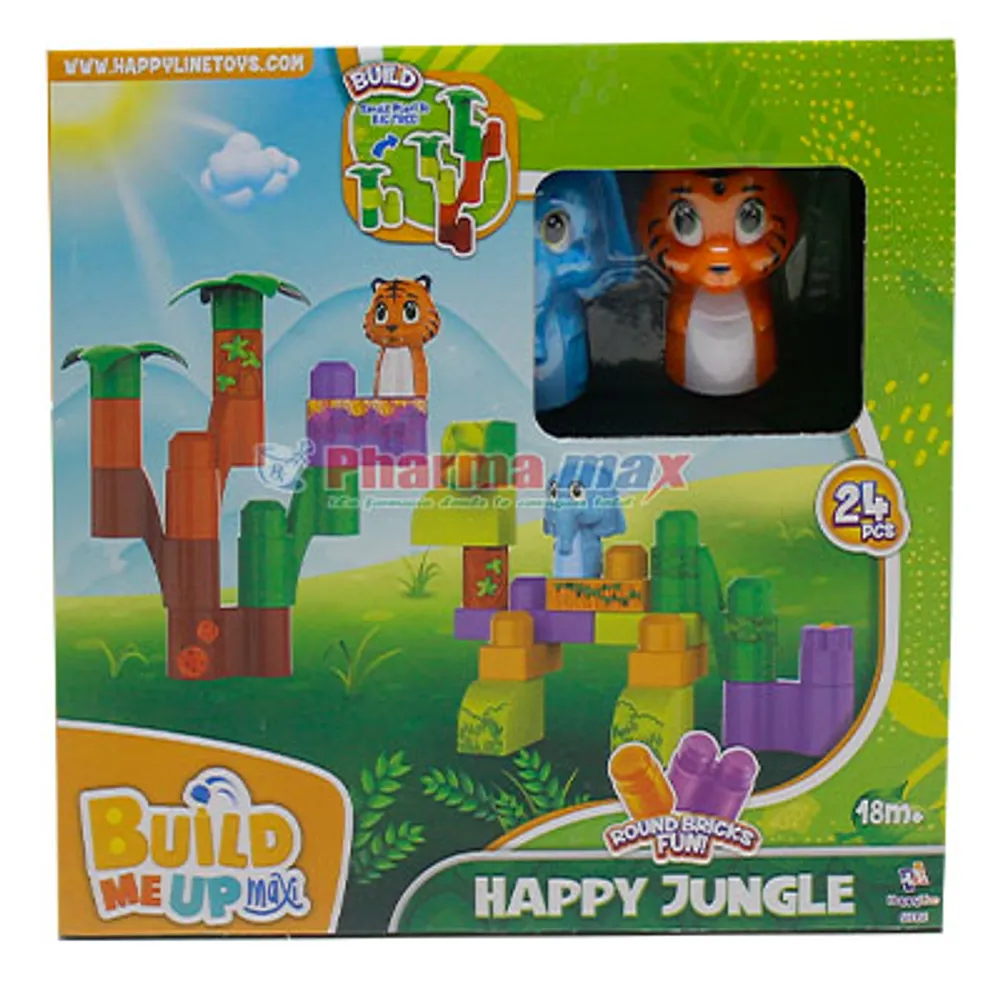 Build Me Up Happy Jungle 24pcs