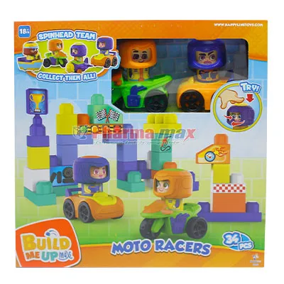 Build Me Up Moto Racers 34pcs