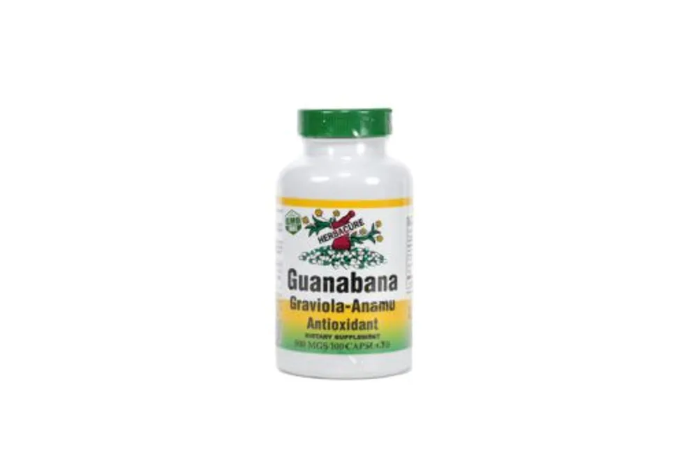 Herbacure Guanabana Graviola-Anamu 500mgs 100 Capsules