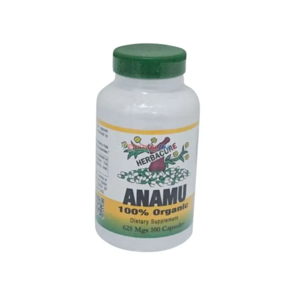 Herbacure Anamu 100% Organic 625mgs 100 Capsules