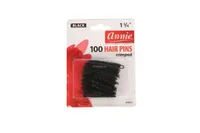 Annie Black Crimped Hair Pins 100pcs