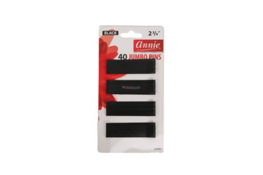 Annie Jumbo Pins 2-3/4″ Black 40pcs