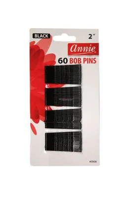 Annie Bob Pins 2″ Black 60pcs