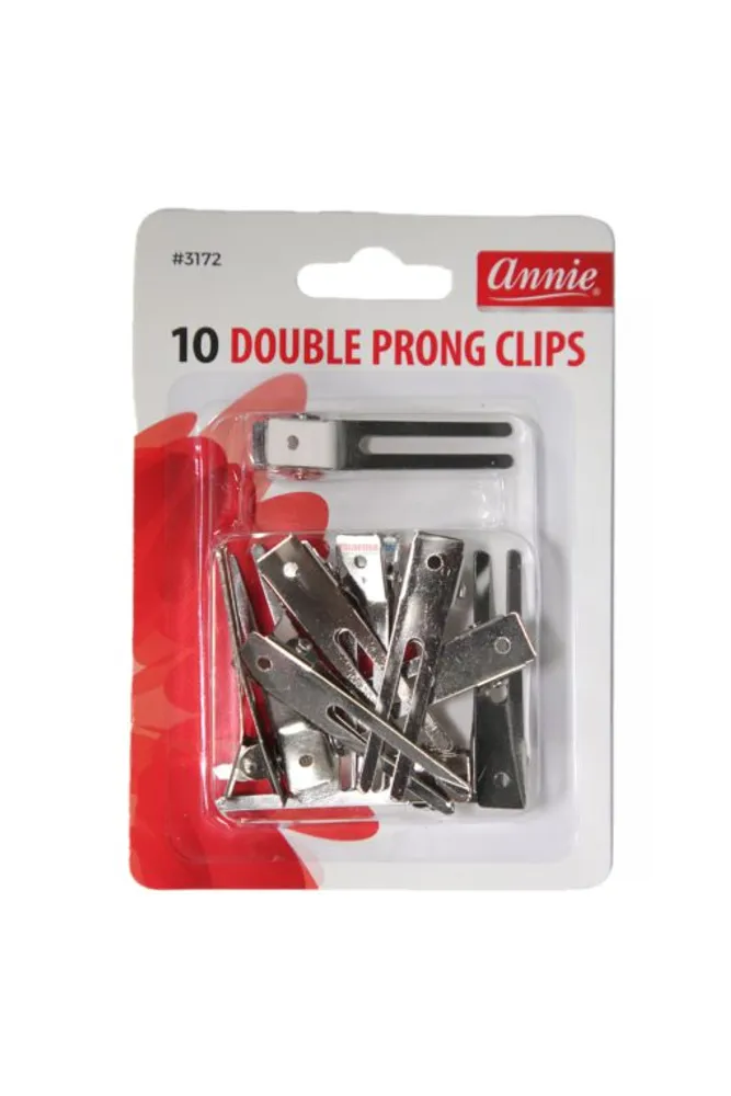 Annie Double Prong Clips 10pcs