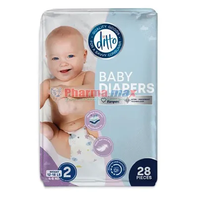 Ditto Diapers #2 28pk