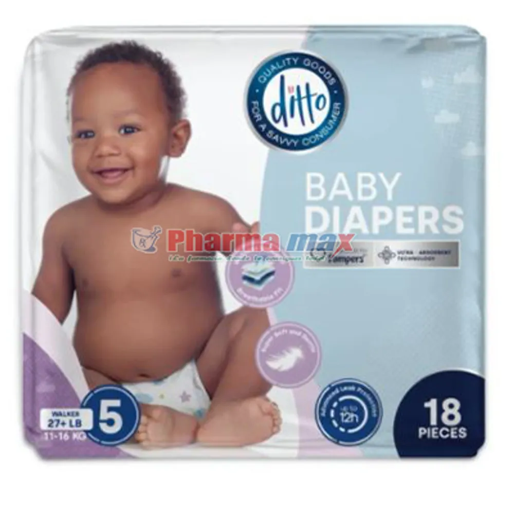 Ditto Diapers #5 18pk