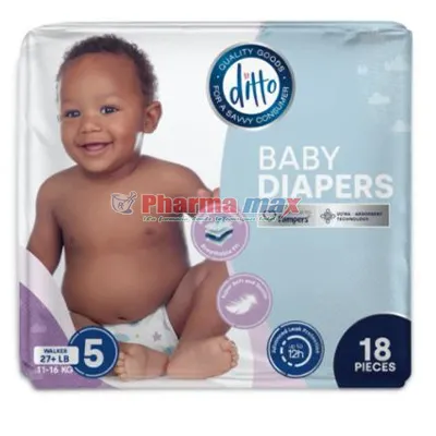 Ditto Diapers #5 18pk