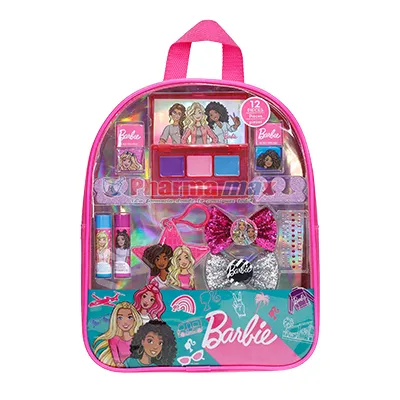 Barbie Cosmetic Backpack 12 pc