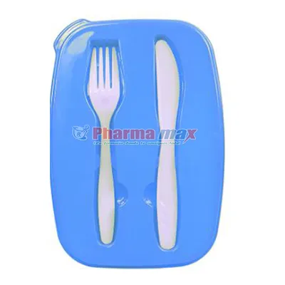 Lunch Box With Knife and Fork