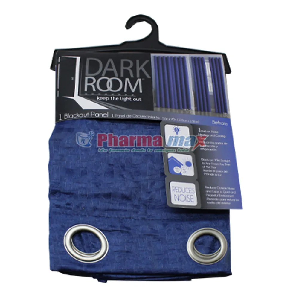 Dark Room Blackout Panel Bethany Navy