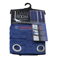 Dark Room Blackout Panel Bethany Navy