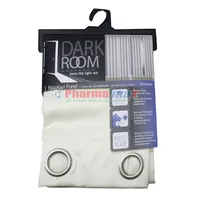 Dark Room Blackout Panel Annab White