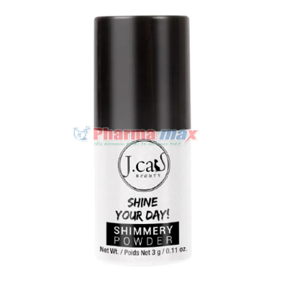 Jcat Shimmery Powder Floral White