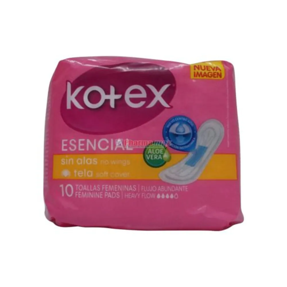 Kotex Esencial Heavy Flow 10pads