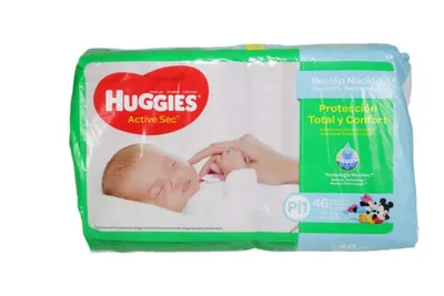 Huggies Active Sec P/1 46ct