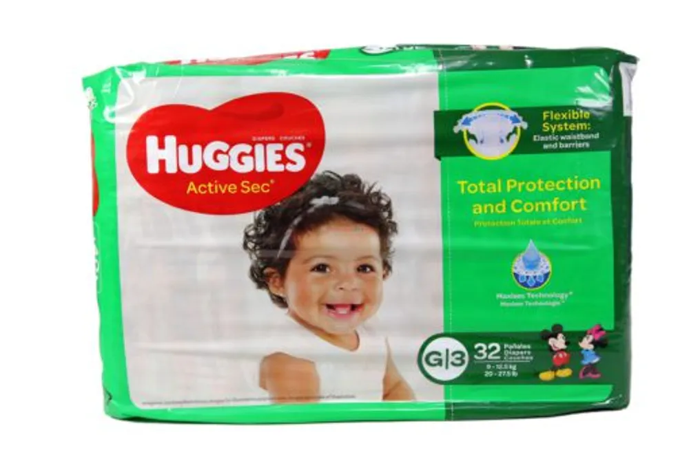 Huggies Active Sec G/3 32ct