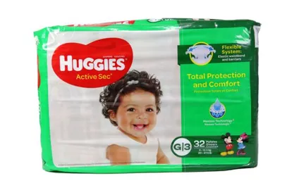 Huggies Active Sec G/3 32ct