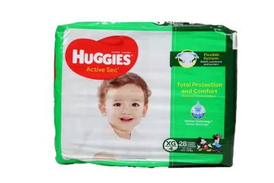 Huggies Active Sec XG/4 28ct