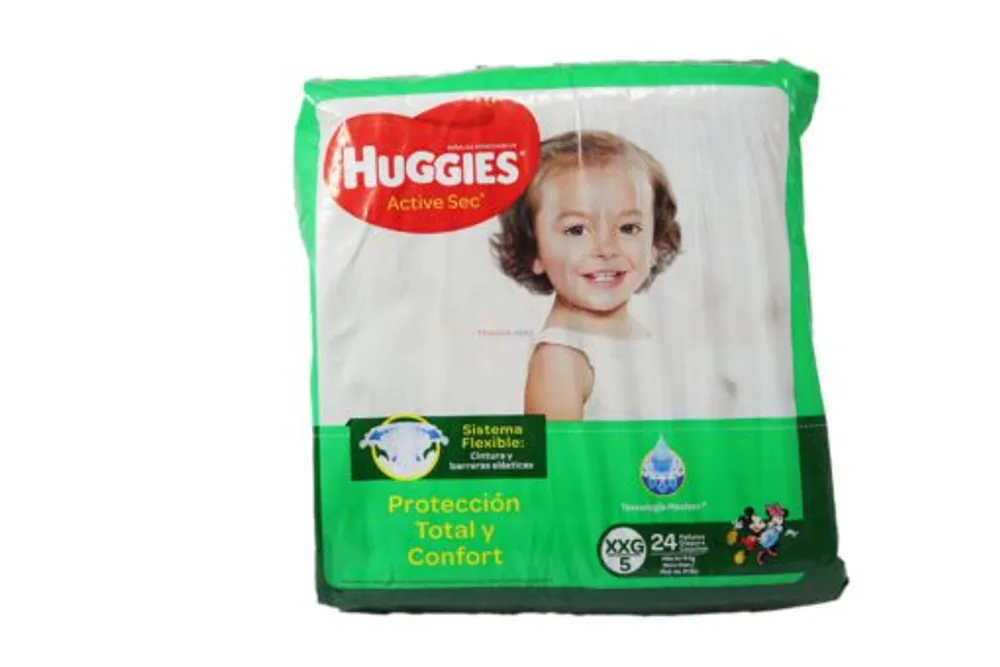 Huggies Active Sec XXG/5 24ct