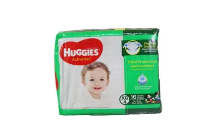 Huggies Active Sec Diapers XG/4 16ct