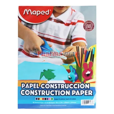 MAPED CONSTRUCTION PAPER 88ct